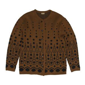 dralon (Germany) 70s, Jacquard, Thermal Double Knit, Celestial